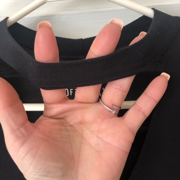 AEO Soft & Sexy Choker Tee Shirt size Medium - Picture 8 of 9